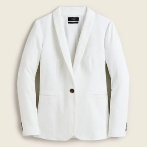 New JCREW Size 18 Parke Blazer in Stretch Linen White